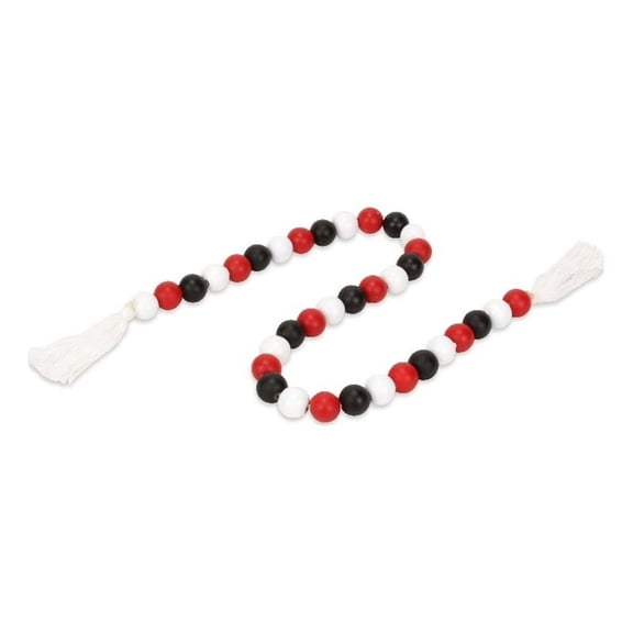 Cheungs 6044 Kira Red, White & Black Beaded Garland