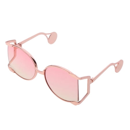Multicolor Oval Copper Glasses for Doll or Pets Costume Clothes F Golden F