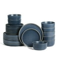 thumbnail image 7 of Earth & Clay Amber 24-Piece Dinnerware Set Stoneware, Blue, 7 of 7