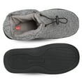 thumbnail image 6 of Hanes Mens Slipper Boot House Shoes with Memory Foam Indoor/Outdoor Sole, 6 of 9