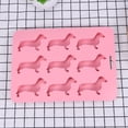 thumbnail image 4 of SHISUYAN Dog Ice Maker Creative Silicone Ice Cube Tray Mold DIY Silicone Mold Pink, 4 of 8