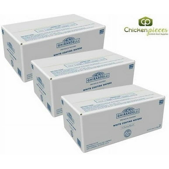 Ghirardelli Pastilles de Chocolat Blanc 25lbs/11.34 kgs(3/caisse)
