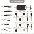 thumbnail image 4 of Family Essentials Cutlery Set, Cooking Utensils Set- 11 Spoon Set, 6 Sharp Knife Sets, 2 Cutting Board Sets, 1 Cutlery Storage Box, 4 of 10