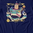 thumbnail image 3 of Disney Pixar Toy Story 5 Buzz Emoji Ranger Men's T Shirt (Navy, S-XXXL), 3 of 4