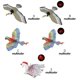 thumbnail image 5 of Cat Teaser Toy ABS Multicolor Thanksgiving Self-hey Hanging Interactive Toys New Year Christma, 5 of 5