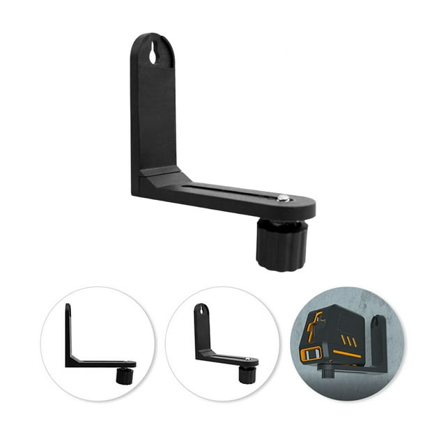 Universal 1/4 Leveler Wall Mounted Bracket Portable Support Leveling Professional Leveling Tool Instrument Stand Holder Professional Rack Type 4
