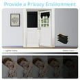 thumbnail image 5 of Semfri Blackout Privacy Door Curtain 26x40 Inch No-Punch Thermal Insulated Curtains Black 1 Piece (For Bedroom/Patio/Kitchen Door, Universal), 5 of 8