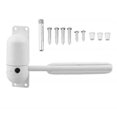 thumbnail image 5 of Automatic door closer, metal mini low noise hidden spring door closer, white, 5 of 5