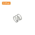 thumbnail image 3 of Uxcell 5Pcs Wire Diameter 0.024", OD 0.24", Free Length 0.2" 304 Stainless Steel Coil Mechanical Compressed Spring, 3 of 7