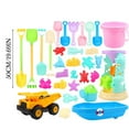 thumbnail image 2 of Beach Toy Set Upgraded Sand Castle Toys With Dolphin Hourglass Beach Cars Sand Tools Big Shovels Watering Can And Sand Covers Ideal Kids Beach Toys For Sandbox Play, 2 of 6