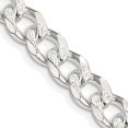 thumbnail image 5 of Sterling Silver Curb Chain Necklace 20", 5 of 5