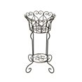 thumbnail image 1 of Rustic Arrow 11045 Support de Panier à Coeur Rond - Moyen, 1 of 1