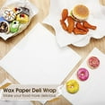 thumbnail image 3 of 100Count Non-Stick Parchment Paper,9.8X13.8in Pre-cut Parchment Paper Sheets for Home,QZS Portable Food Baskets Liners, 3 of 6