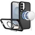 thumbnail image 2 of XPM for Samsung Galaxy S26 Phone Case, Heavy Duty Metallic Hybrid Tough TPU with Camera Ring Stand, MagSafe Compatible, Rugged Drop Protection Cover for Samsung s26 (Black), 2 of 12