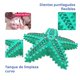 thumbnail image 3 of Juguete Estrella Limpiadora Chirriante Perro 16 Cm Turquesa The Small Moment No se aplica, 3 of 5