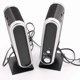 thumbnail image 5 of 2 Pcs USB Computer Speakers Portable Speaker Stereo 3.5mm with Ear Jack for Desktop PC Laptop, 5 of 5