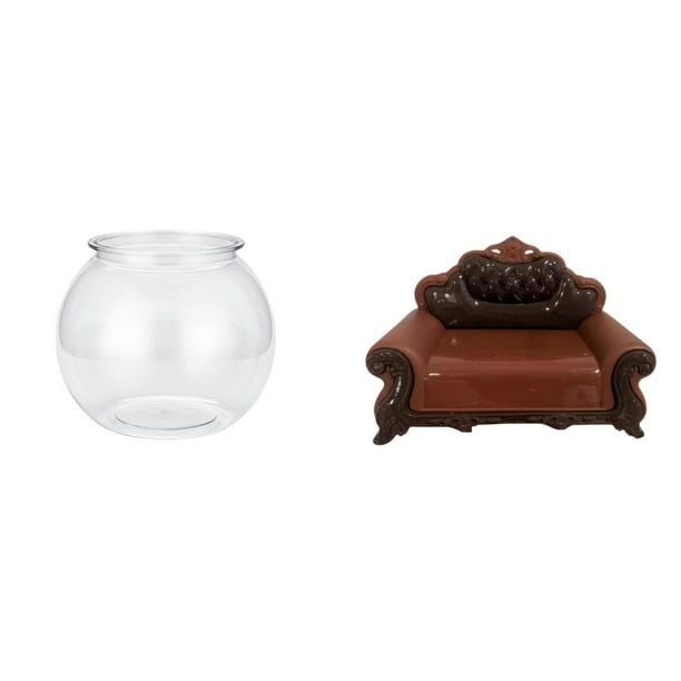 Miniatura Transparente Para Pecera, Sofá, Silla, Adorno Para Acuario, Cuenco, Jarrón, Mesa, Oficina, Decoración Del Hogar, Plantas, Micropaisaje, Muebles, Regalo