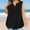 Black, variant on Tdoqot Womens Plus Size Cotton Tank Tops- Casual V-Neck Sleeveless Soft Summer Shirts Black Size S-5XL
