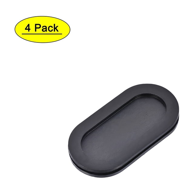 Grommets ovalados de caucho resistentes al aceite Uxcell 25x55mm 4Pack