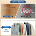 thumbnail image 2 of SPECILITE Metal Wire Hangers for Clothes 100 Pack, Space Saving Coat Hangers Bulk 16 inch for Adults and Children, 2 of 11