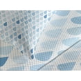 thumbnail image 4 of Ambesonne Blue Quilted Bedspread Set 3 Pcs, Raindrops White Navy, King Size, Pale Blue, 4 of 5