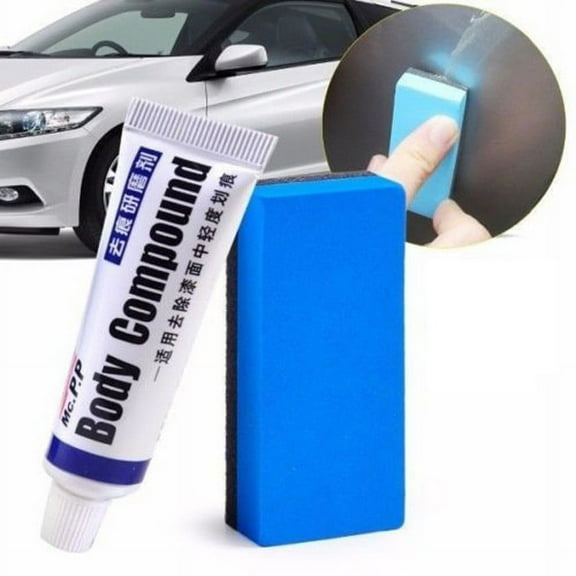 Car Body Compound Scratch Remover Eraser Paste with Sponge Brush Removing Defect