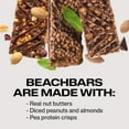 thumbnail image 4 of BODi BEACHBAR Plant-Based Chocolate Almond Crunch – Protein Rich Vegan Snack Bar, Gluten-Free, Low Glycemic Index, 10g Protein, 150 Calories, 15 Bars per Box, 4 of 5