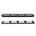 thumbnail image 1 of Panneau de Patch RJ45, Panneau de Patch Robuste 24 Ports pour Racks 19 Po, 1 of 7