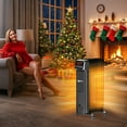 thumbnail image 5 of VECUKTY 1500W Oil Radiator Heater, Electric Oil Filled Space Heater Radiator with Remote Control,Safe Tip-Over Protection, 24h Timer Led Digital Display,Black, 5 of 13