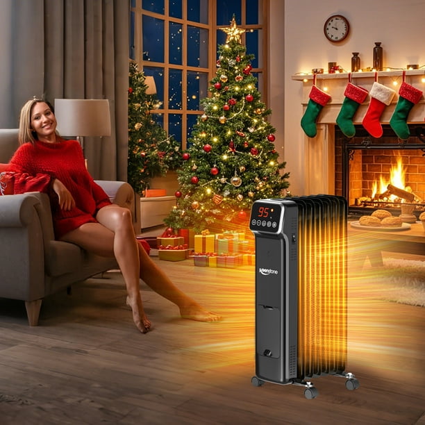 VECUKTY 1500W Oil Heater | Adjustable heaters for ecommerce