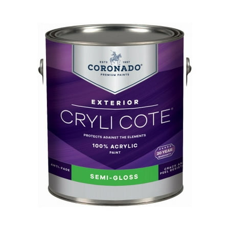 BENJAMIN MOORE & CO-CORONADO 2.1.4 Cryli-Cote Quart White Semi-Gloss
