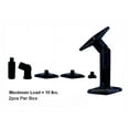 thumbnail image 2 of Monoprice Adjustable 10 lb. Capacity Speaker Wall Mount Brackets (Pair), Black, 2 of 2