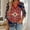 #0435-Dark Blue, variant on Women's V Neck T Shirts 3/4 Sleeve Blouse Summer Tops Dressy Casual Fashion {rint Basic Tees