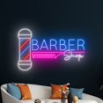 thumbnail image 5 of Handmadetneonsign Barber Shop Neon Sign, Hair Cut Salon Wall Art Decor, Hairstylist Studio Wall Decor, 5 of 5