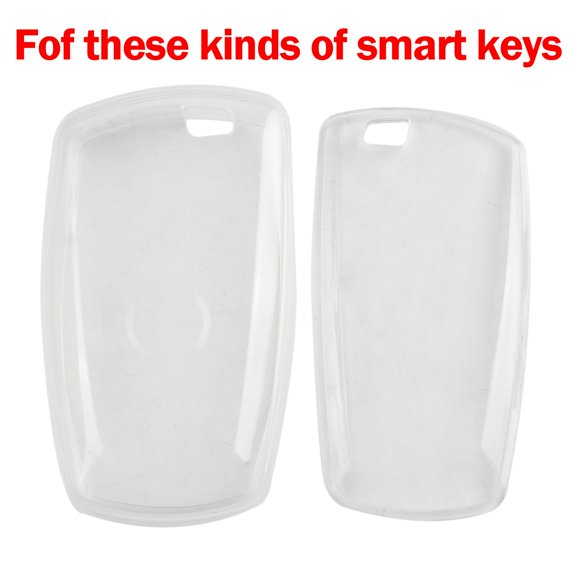 For Bmw 230I 320I 330I 430I 528I 535I Transparent Car Key Fob Cover Case Tpu Light Thin Feel Anti-Scratch Car Key Shell Fangkenuo