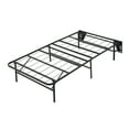 thumbnail image 4 of Black Metal Twin Bed Frame: Foldable, High Profile (14") Platform Bed, Easy Assembly, Bedroom Use, Black, 1000lb Capacity, Toolless Design, 4 of 6