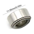 thumbnail image 3 of Destyer Stainless Steel CLS M4 M5 M6 M8 Plug Self-Clinching Nut Fine Galvanized Insert Rivet Press-Fit Nuts Machine Tool Kit M6-1 1Set, 3 of 6