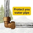 thumbnail image 7 of Pipe Insulation Wrap,Foil Backed Fiberglass Wrap,32.8 ft x 3 in Tube Insulation Foam Wrap Tape,1 Roll Ceramic Water Pipe Insulation Wrap for Outdoor Indoor Pipe Insulation Wrap in Freezing Weather, 7 of 7