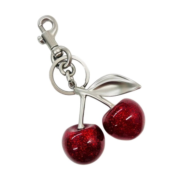 GRABLOOM Stylish Cherrys Bag Charm Sturdy Alloy Fashion Accessory for Everyday Use