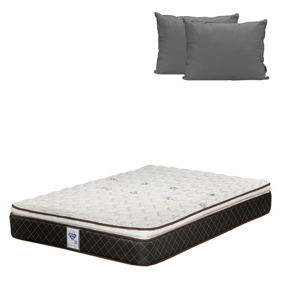 Colchón King Size Spring Air Minesota + Almohada 2Pack