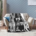 thumbnail image 5 of Fleece Throw Blanket for Couch Sofa or Bed, Sarah Hai Paulson Soft Fuzzy Plush Blanket, Luxury Flannel Lap Blanket, Super Cozy and Comfy for All Seasons 80x60 inch, 5 of 7