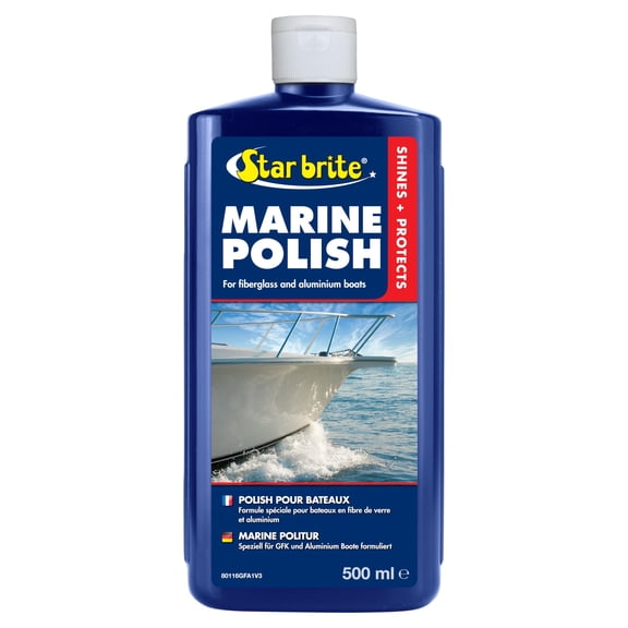 STAR BRITE Marine Polish - One-Step Formula Removes Light to Medium Chalk & Oxidation - Leaves a Durable, Protective Coating with Special UV-Inhibitors that Guard Against Fading