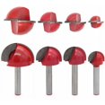thumbnail image 1 of Puntas ranuradas 4 uds. Brocas para caja de machos de 6 mm Herramienta para brocas ranuradoras redondas de 16 mm/22 mm/25 mm/32 mm (no es pieza original), 1 of 5