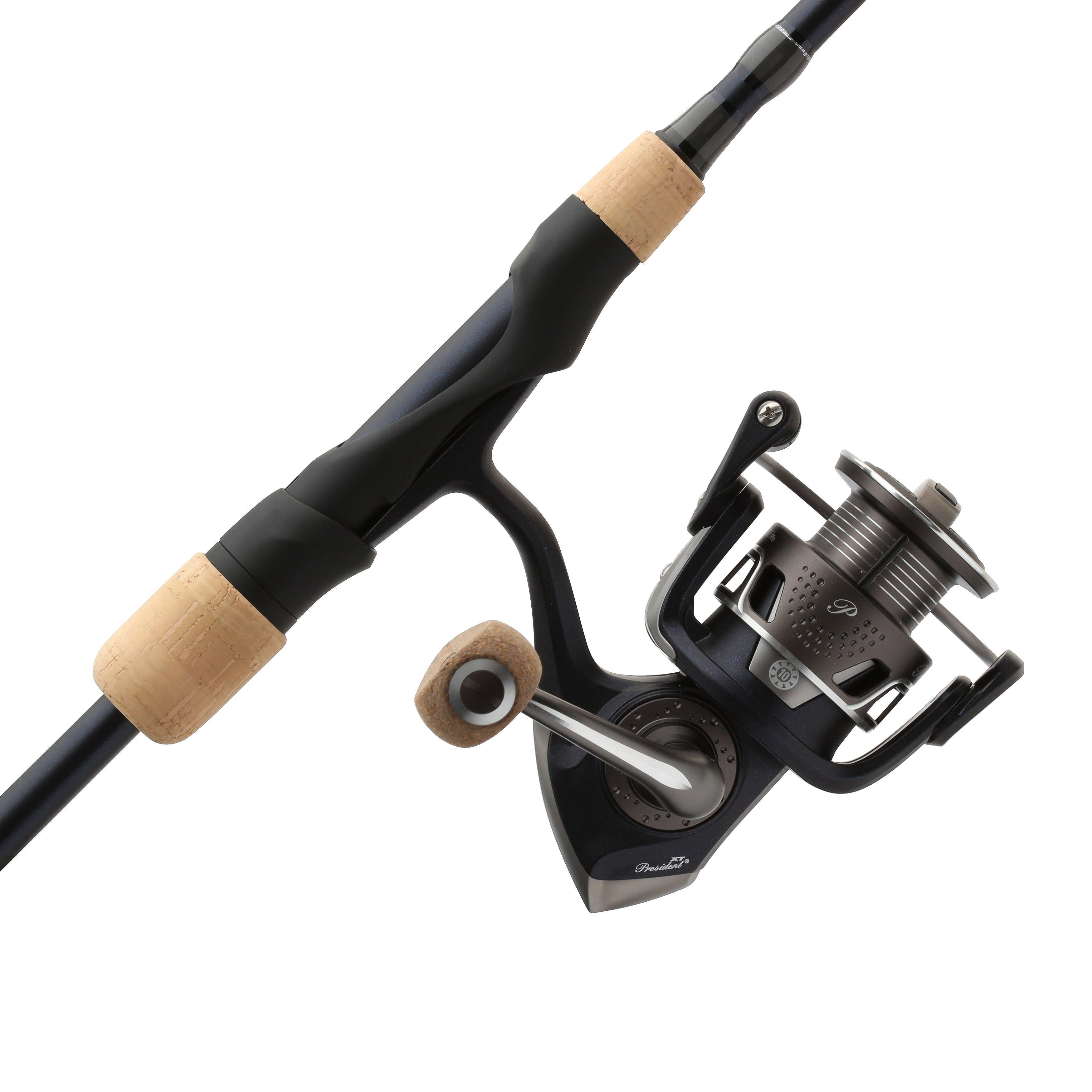 Pflueger President XT Spinning Fishing Combo, 6'6" Medium Rod, 3000 Size Reel