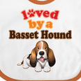 thumbnail image 4 of Inktastic Basset Hound Dog Lover Boys or Girls Baby Bib, 4 of 4