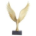thumbnail image 2 of Modern Abstract Resin Statue Gold Plated Sculpture Home Dining Room 5x33CM, 2 of 7