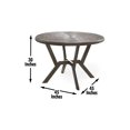 thumbnail image 5 of Steve Silver AL450T 45 x 45 x 30 in. Alamo Round Dining Table, 5 of 5