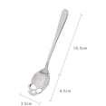 thumbnail image 2 of Juego de 6 cucharillas de calavera de acero inoxidable, cuchara de azúcar de calavera de 15 cm, cuchara de café apta para lavavajillas, cuchara de calavera, serie cuchara de calavera Xemadio LKX-0379, 2 of 6