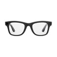 thumbnail image 5 of Meta Blank Square Sunglasses, Matte Black/Clear to Graphite Green Transitions, Large, 5 of 5