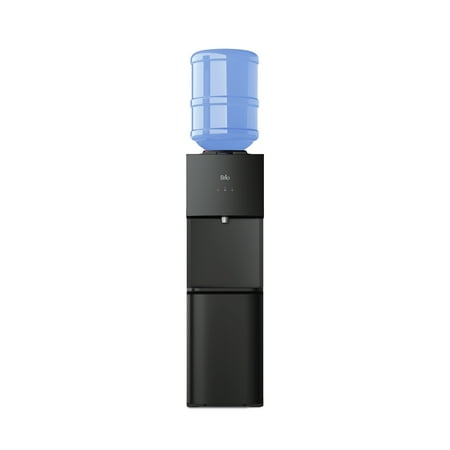 Brio 530 Top-Load Water Dispenser for 3 & 5 Gallon Bottles, Hot & Cold, LED Indicator Lights, Black